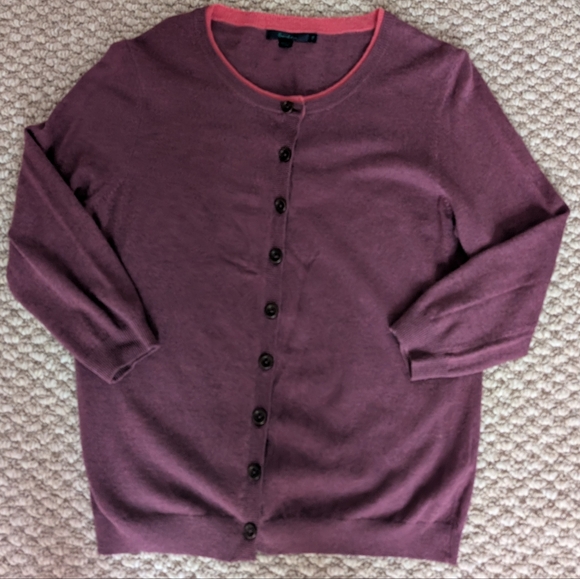 Boden Women's Purple Cardigan Sweater - Picture 4 of 4